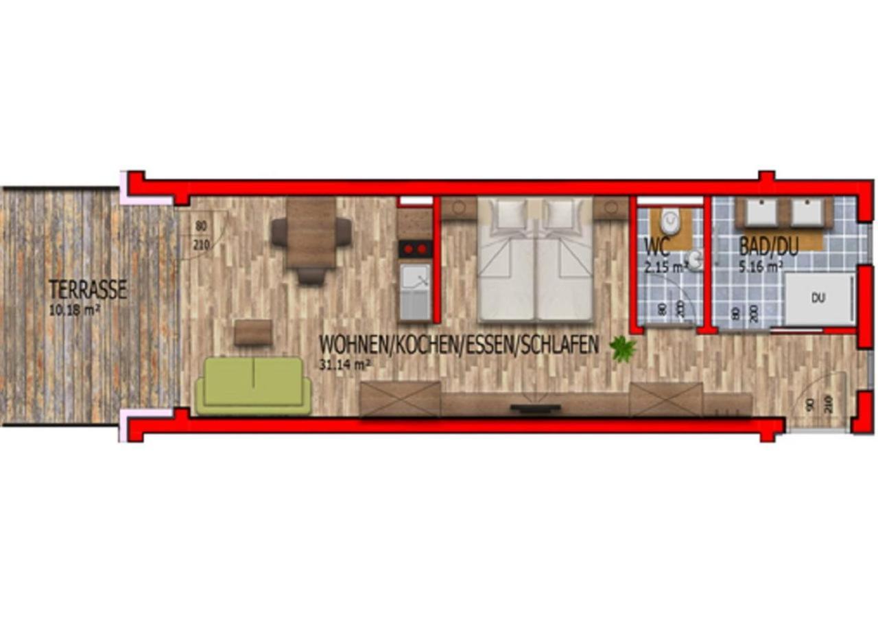 Apartmenthaus Strasswirt De Luxe Tröpolach Exterior foto